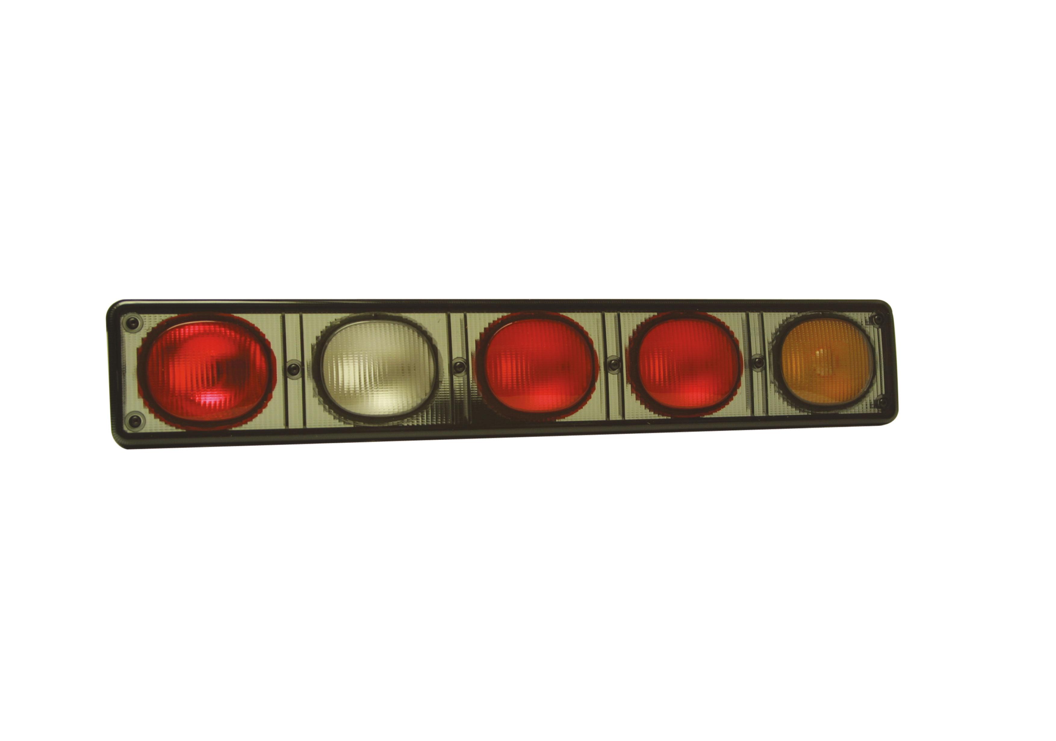 Bus integrated rear lamp